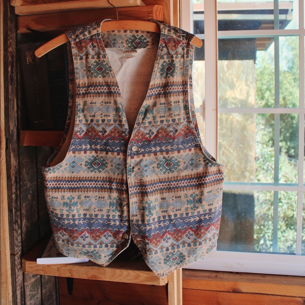 Southwest print vest size S/M